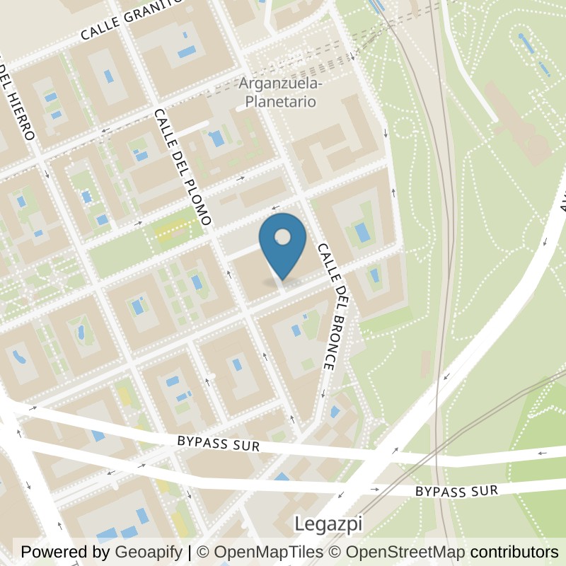Map: location of Brooklyn Fitboxing Antracita in Madrid