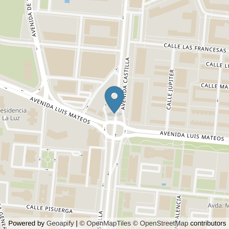 Map: location of Brooklyn Fitboxing Aranda De Duero in Burgos
