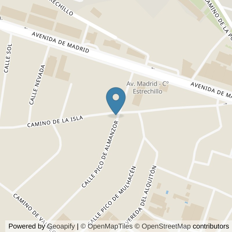 Map: location of Brooklyn Fitboxing Arganda in Madrid
