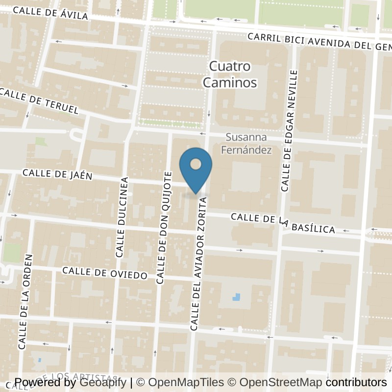 Map: location of Brooklyn Fitboxing Azca in Madrid