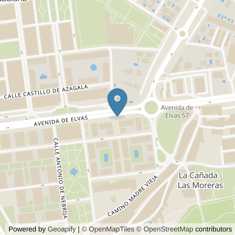 Map: location of Brooklyn Fitboxing Badajoz in Badajoz