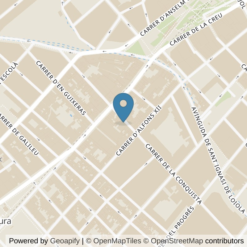 Map: location of Brooklyn Fitboxing Badalona in Badalona