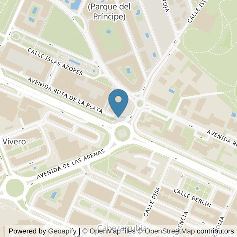Map: location of Brooklyn Fitboxing Cáceres in Cáceres