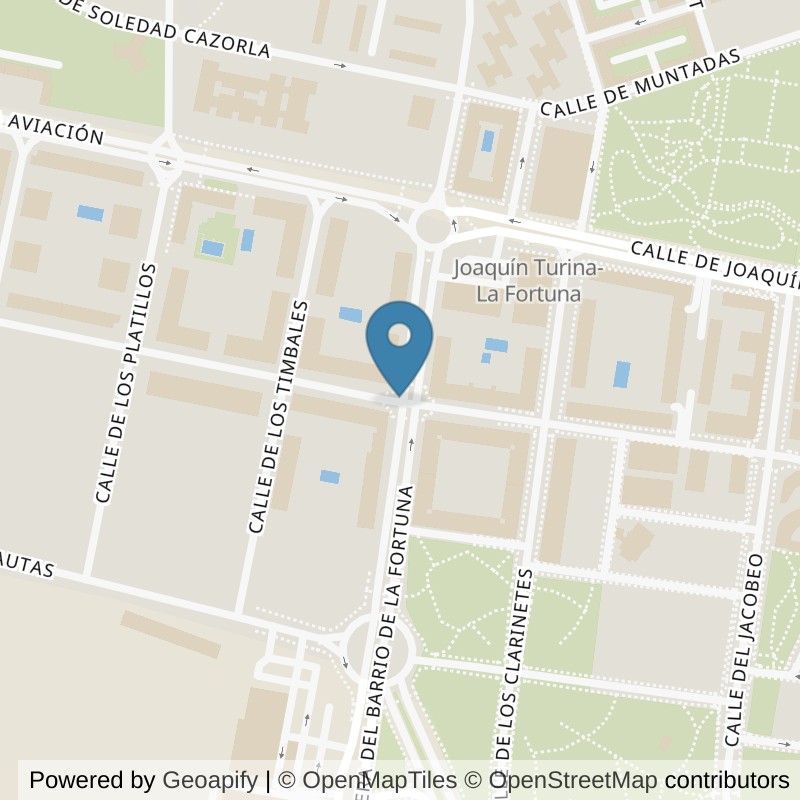 Map: location of Brooklyn Fitboxing Carabanchel in Madrid