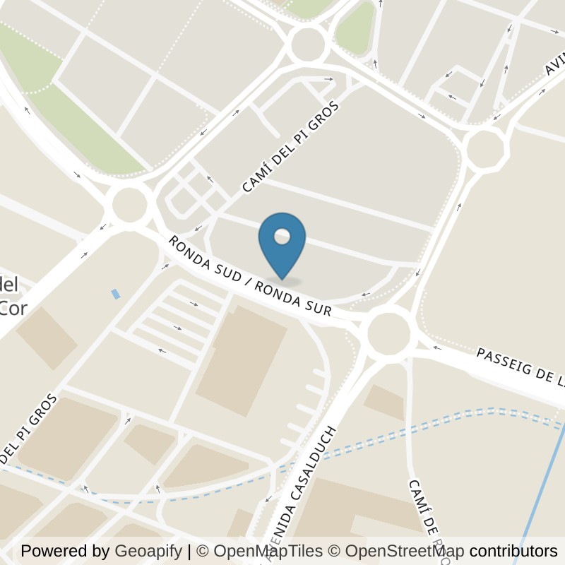 Map: location of Brooklyn Fitboxing Castellón in Castelló