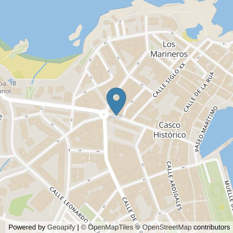 Map: location of Brooklyn Fitboxing Castro Urdiales in Cantabria