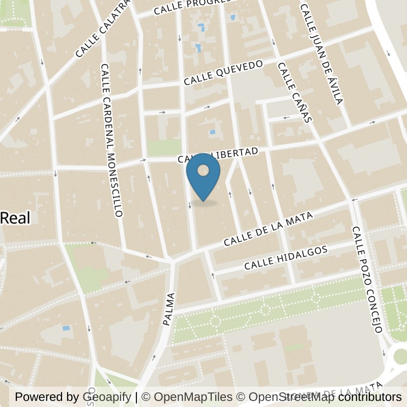 Map: location of Brooklyn Fitboxing Ciudad Real in Ciudad Real