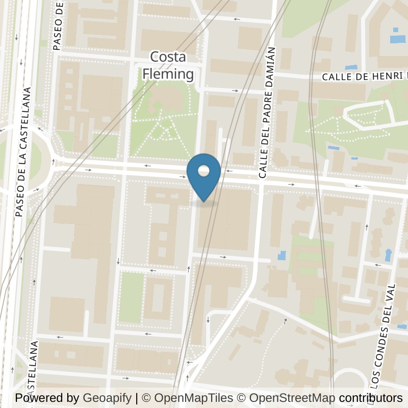 Map: location of Brooklyn Fitboxing Cuzco in Madrid