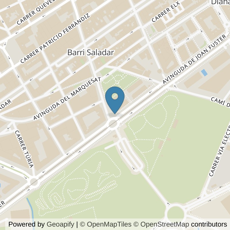 Map: location of Brooklyn Fitboxing Denia in Alicante