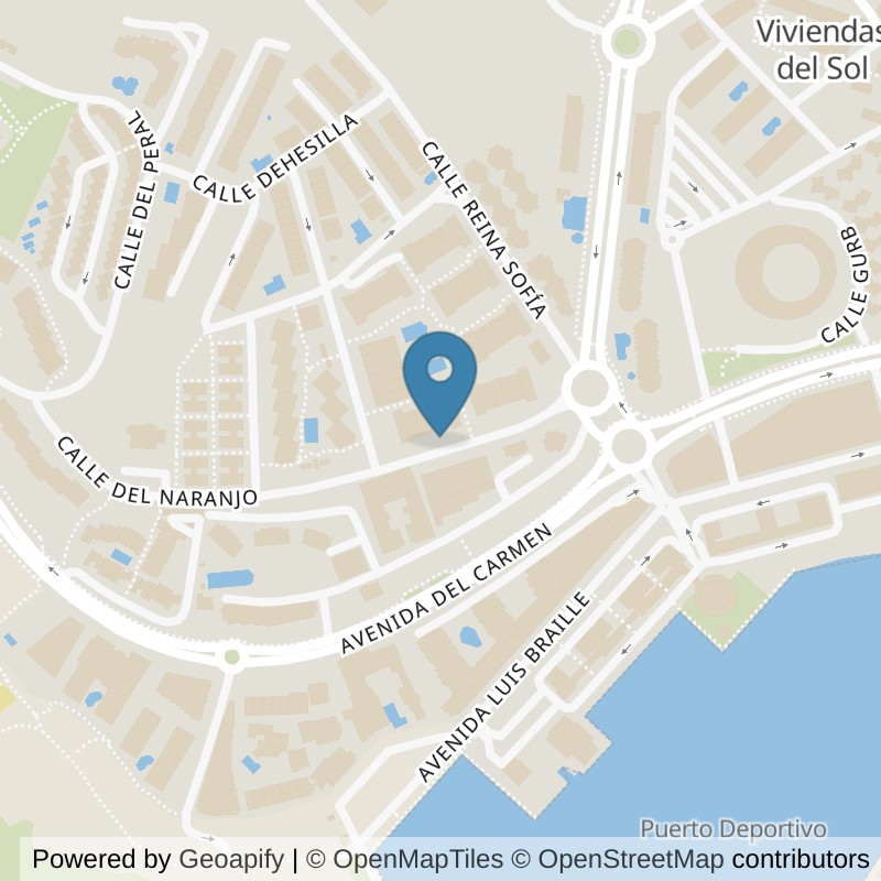 Map: location of Brooklyn Fitboxing Estepona in Estepona