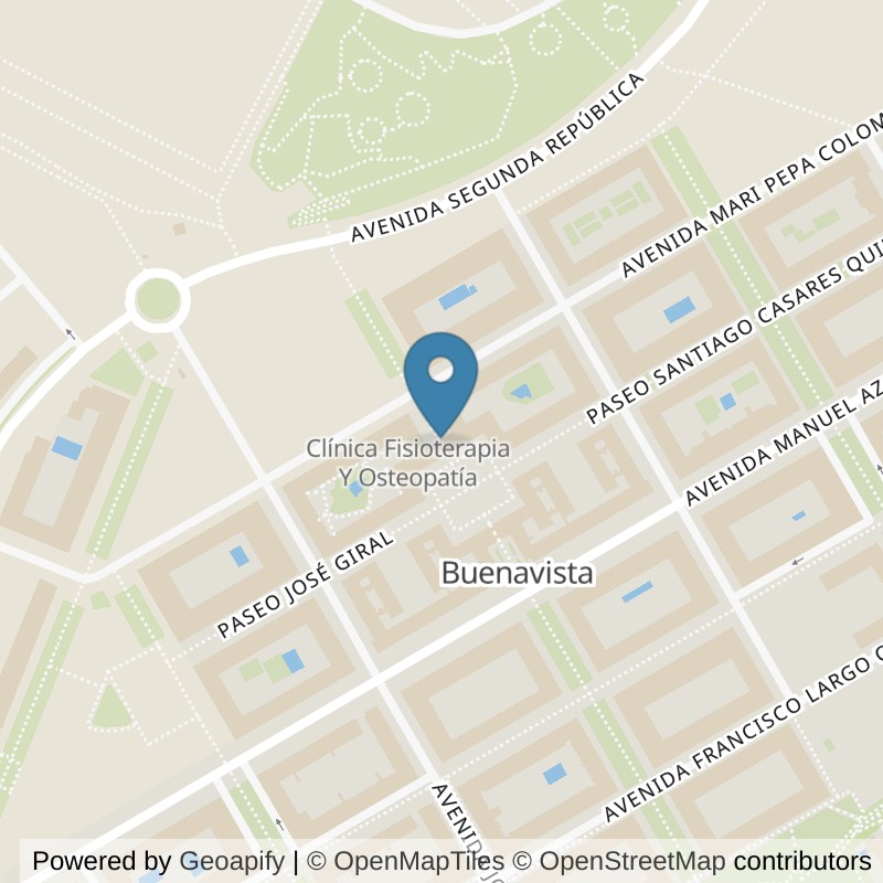 Map: location of Brooklyn Fitboxing Getafe Buenavista in Getafe