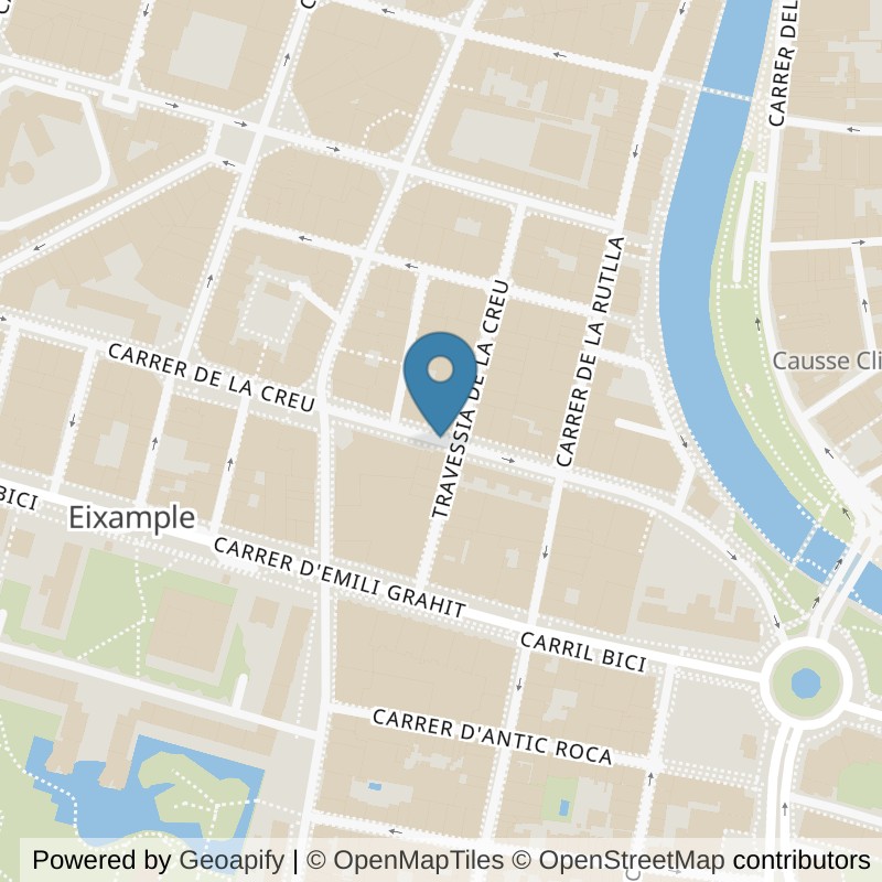 Map: location of Brooklyn Fitboxing Girona in Girona