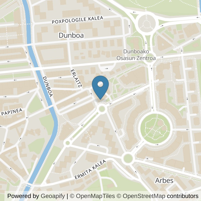 Map: location of Brooklyn Fitboxing Irún in Gipuzkoa