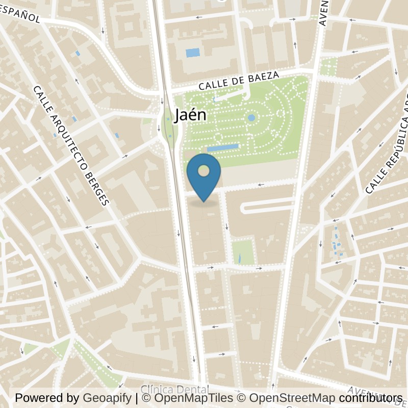 Map: location of Brooklyn Fitboxing Jaén in Jaén