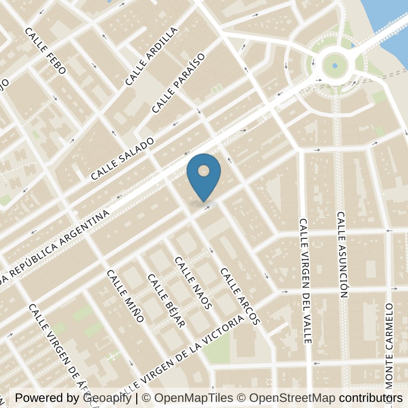 Map: location of Brooklyn Fitboxing Los Remedios in Sevilla
