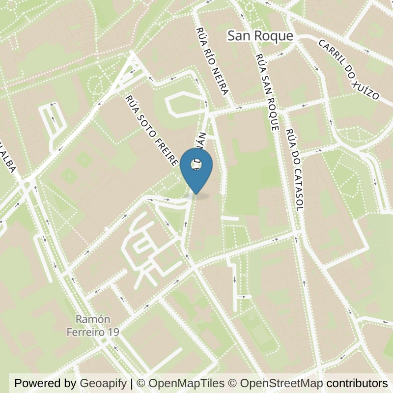 Map: location of Brooklyn Fitboxing Lugo in Lugo