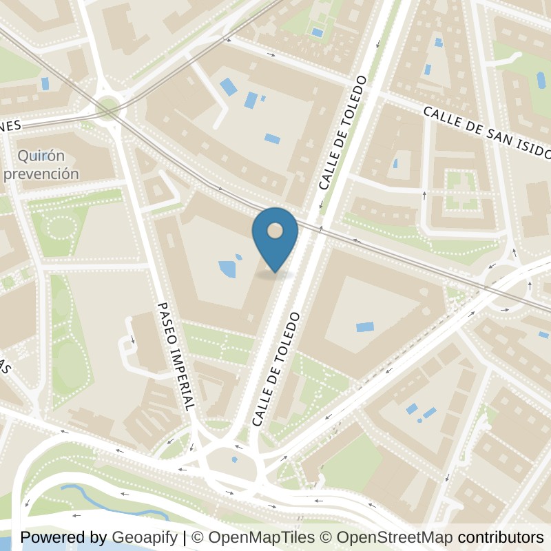 Map: location of Brooklyn Fitboxing Madrid Río in Madrid