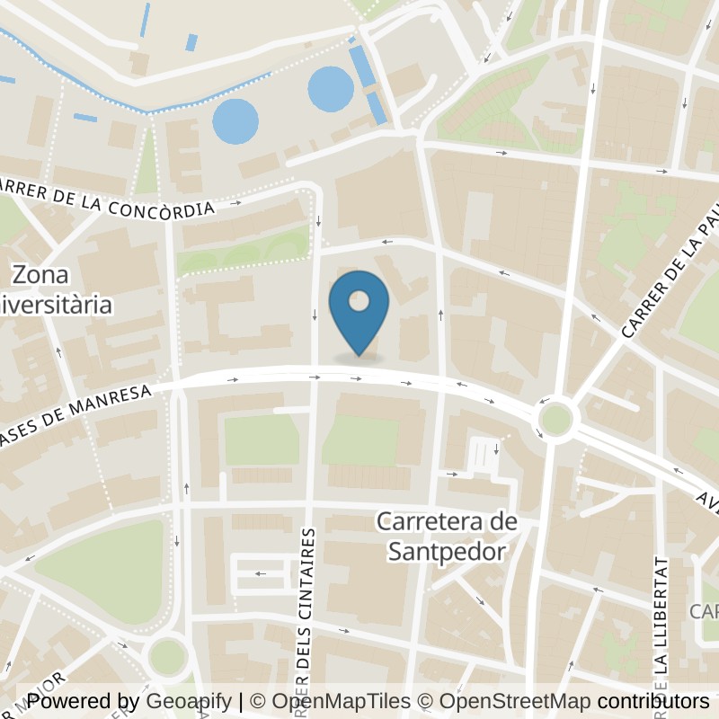 Map: location of Brooklyn Fitboxing Manresa in Barcelona