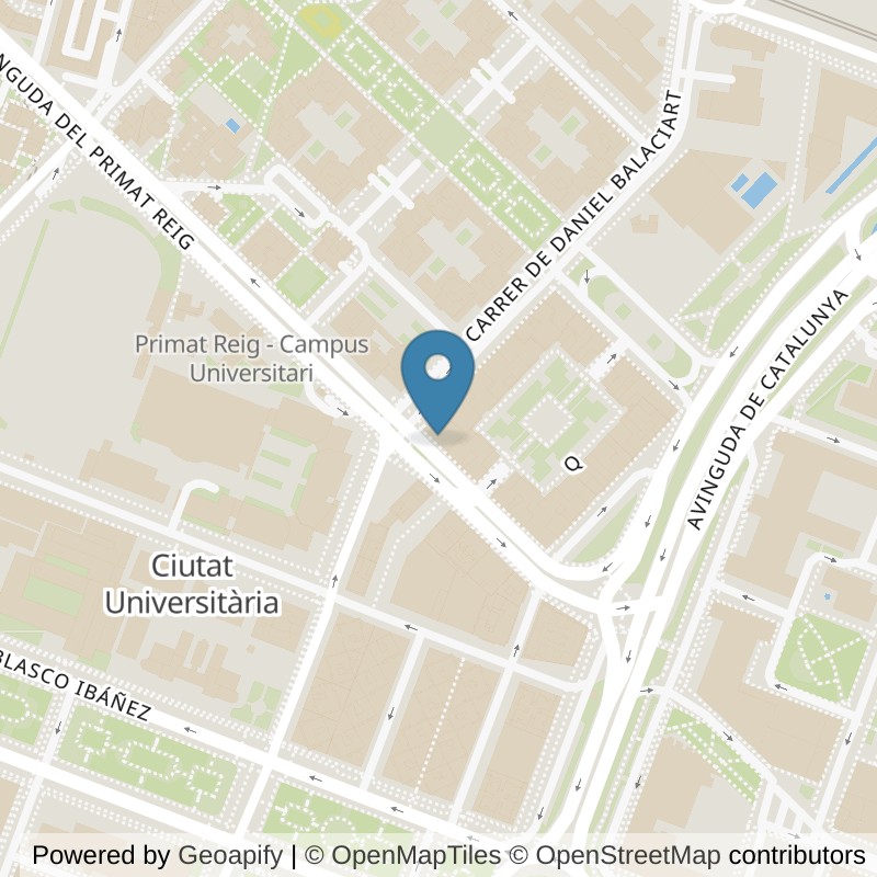 Map: location of Brooklyn Fitboxing Mestalla in Valencia