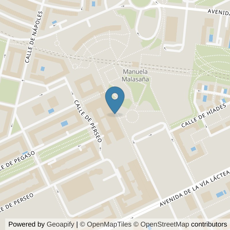 Map: location of Brooklyn Fitboxing Móstoles in Madrid