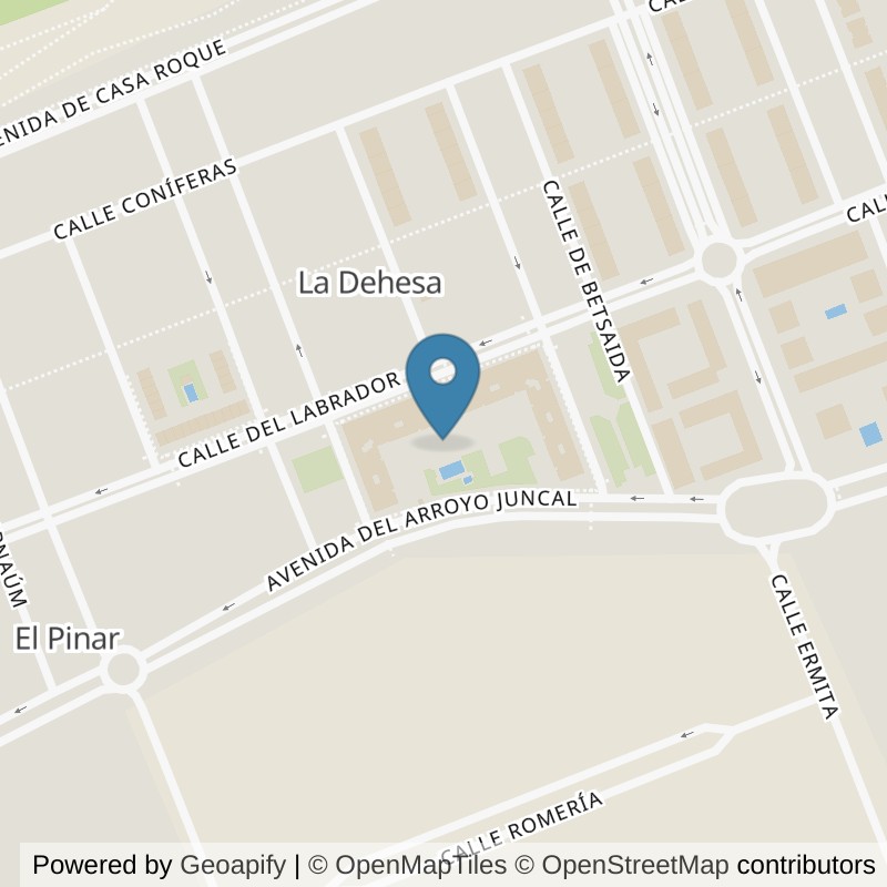 Map: location of Brooklyn Fitboxing Navalcarnero in Madrid