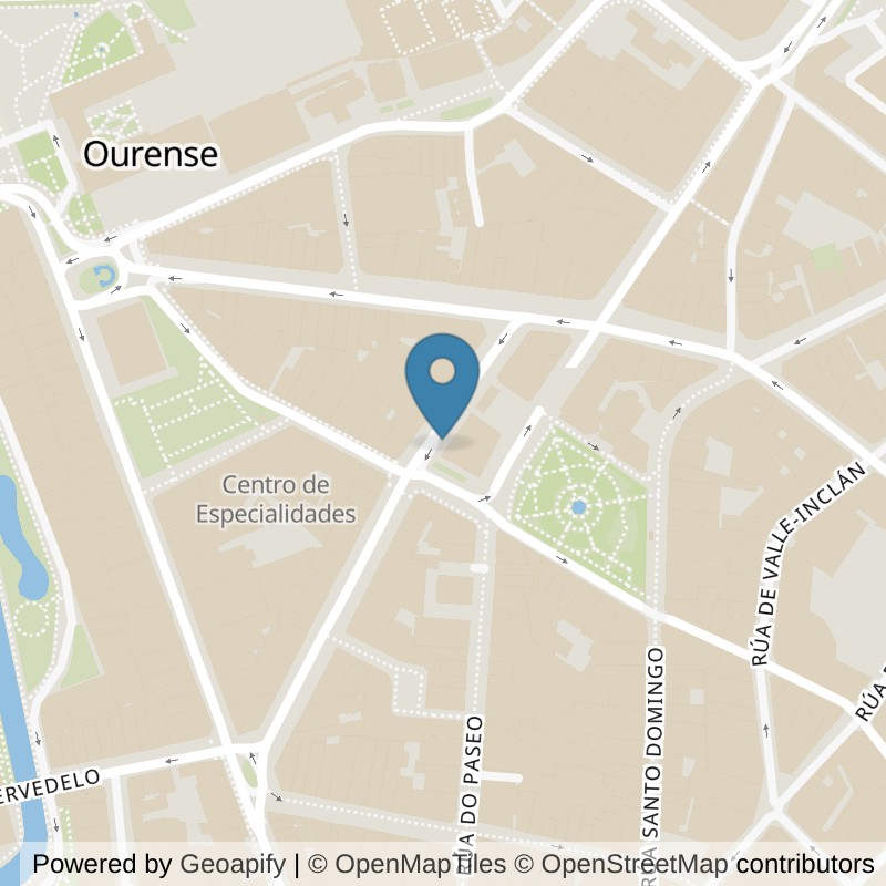 Map: location of Brooklyn Fitboxing Ourense in ourense