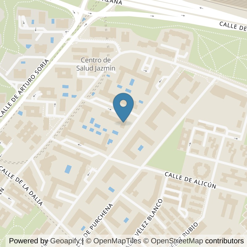 Map: location of Brooklyn Fitboxing Pinar De Chamartín in Madrid