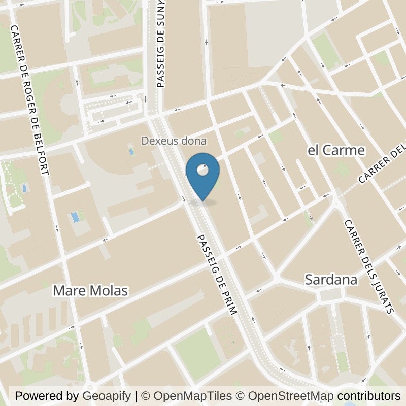 Map: location of Brooklyn Fitboxing Reus in Reus