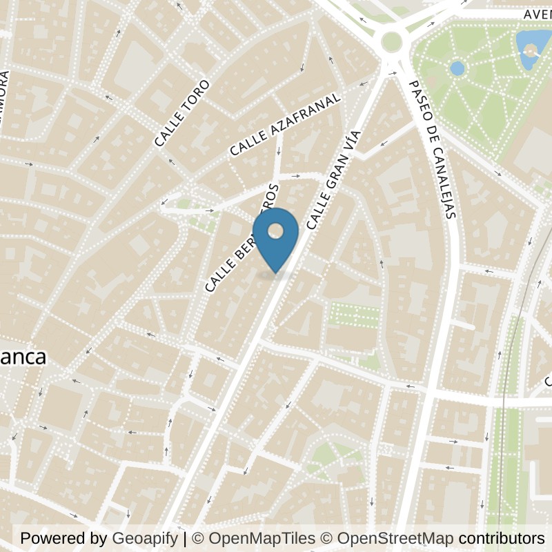 Map: location of Brooklyn Fitboxing Salamanca in Salamanca