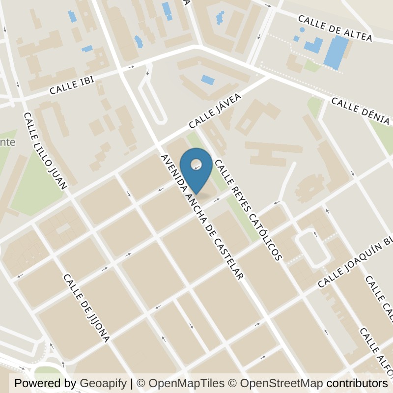 Map: location of Brooklyn Fitboxing San Vicente Del Raspeig in San Vicente Del Raspeig