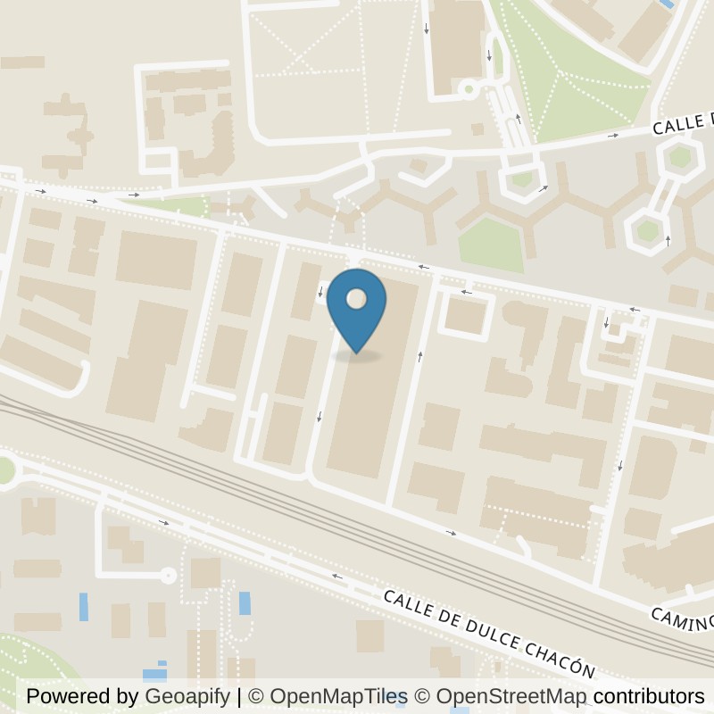Map: location of Brooklyn Fitboxing Sanchinarro in Madrid