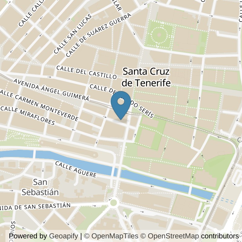 Map: location of Brooklyn Fitboxing Tenerife in Santa Cruz de Tenerife