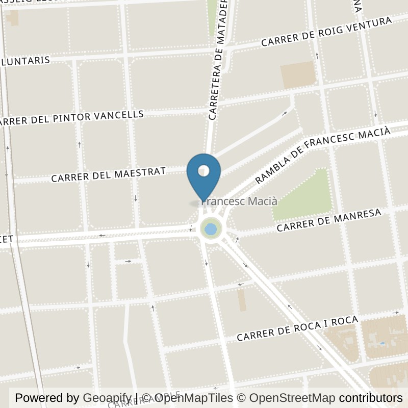 Map: location of Brooklyn Fitboxing Terrassa in Barcelona