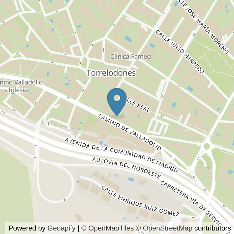 Map: location of Brooklyn Fitboxing Torrelodones in Madrid