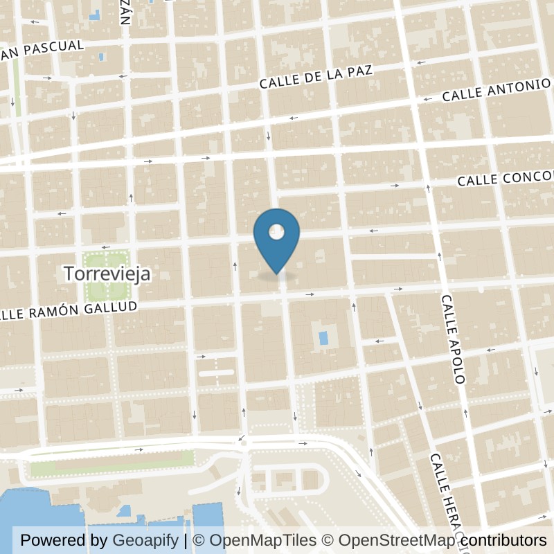 Map: location of Brooklyn Fitboxing Torrevieja in Torrevieja