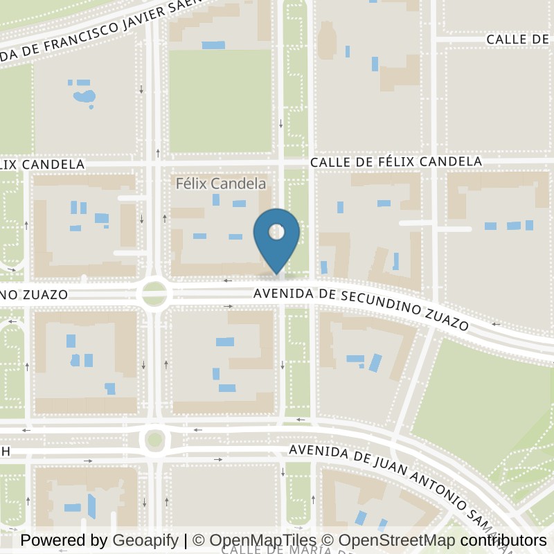 Map: location of Brooklyn Fitboxing Valdebebas in Madrid