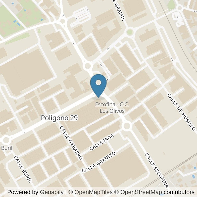 Map: location of Brooklyn Fitboxing Villalba - Polígono P29 in Madrid