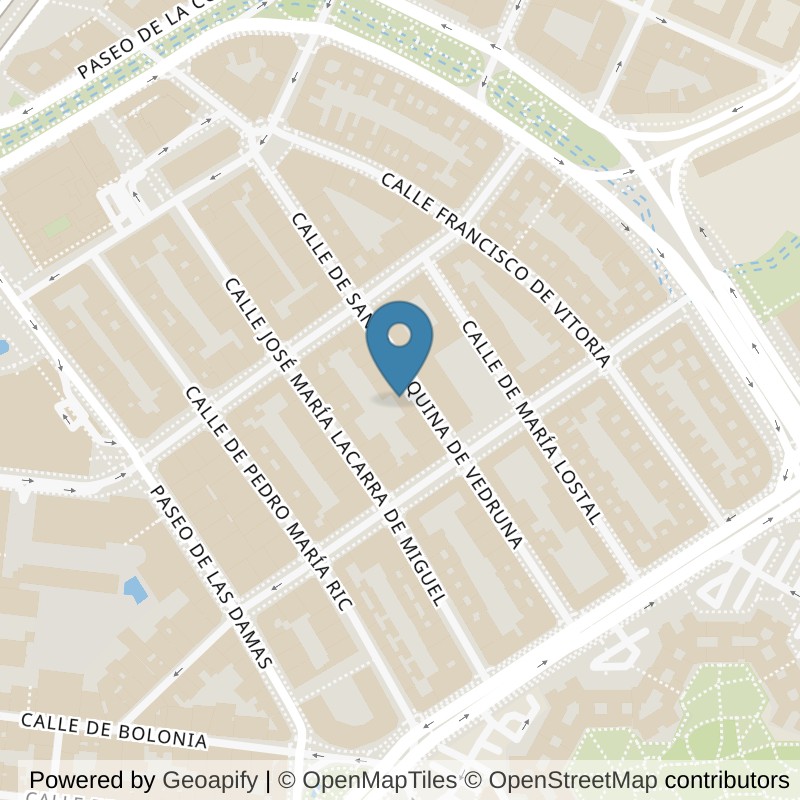 Map: location of Brooklyn Fitboxing Zaragoza Centro in Zaragoza