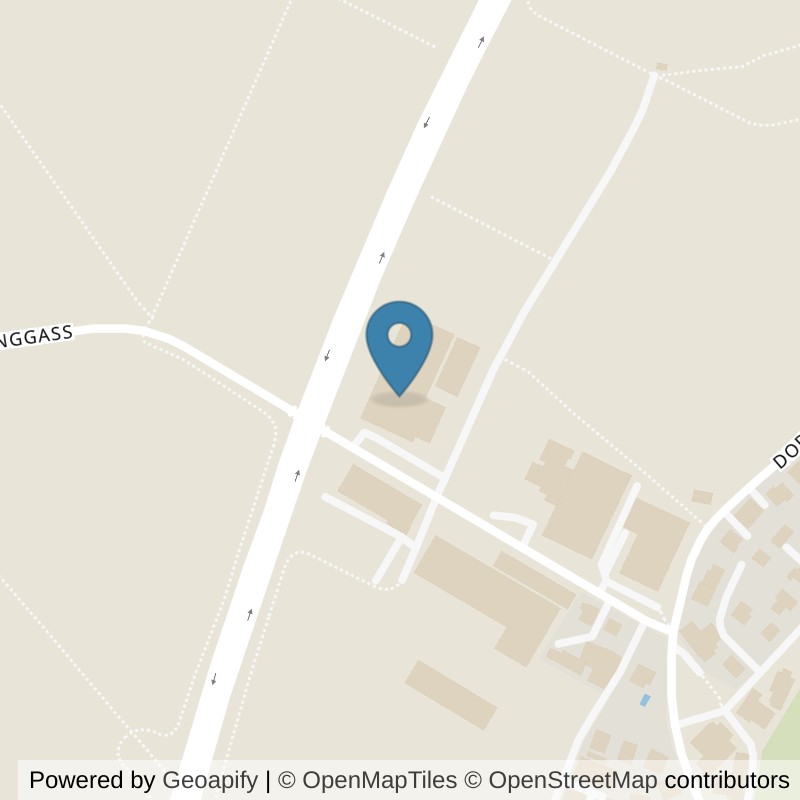 Map: location of BUDGET Fitness Birrhard in Birrhard