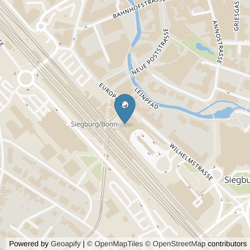 Map: location of by linzenich Siegburg in Siegburg