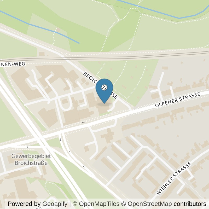 Map: location of by linzenich SPORTSCLUB4 Köln-Merheim in Köln