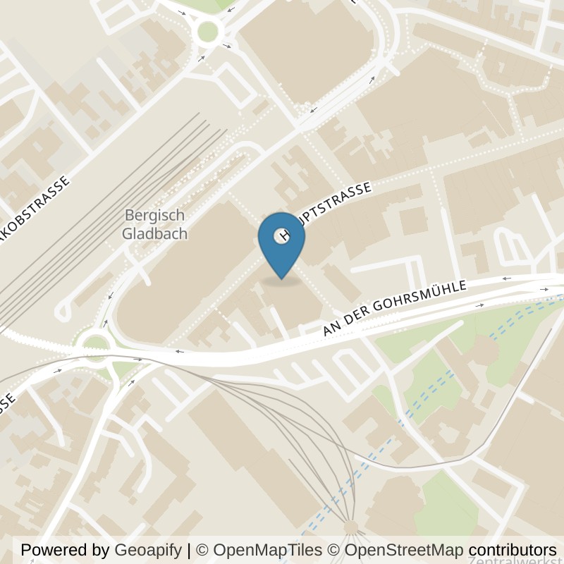 Map: location of by linzenich TOPFIT Bergisch Gladbach in Bergisch Gladbach