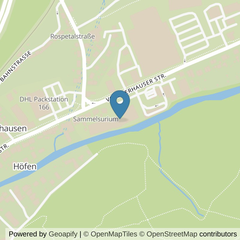 Map: location of by linzenich TOPFIT Gummersbach in Gummersbach