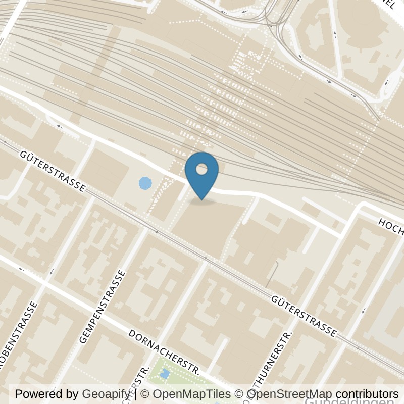 Map: location of ByBo Functional Training in Basel