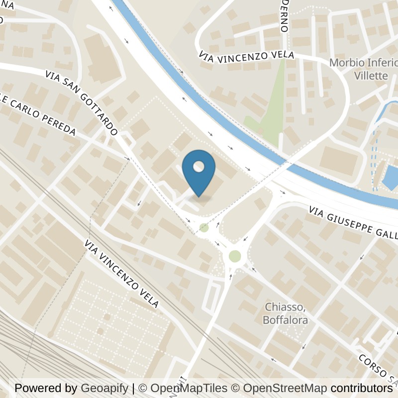 Map: location of California Acquapark in Balerna