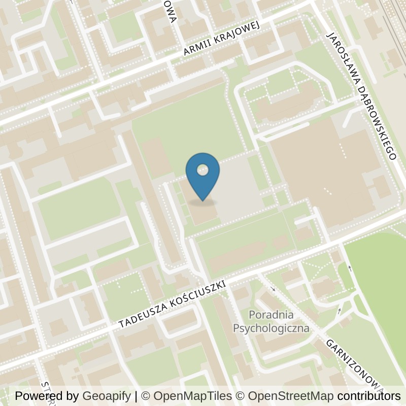 Map: location of Calypso Fitness i Siłownia Ełk in Ełk