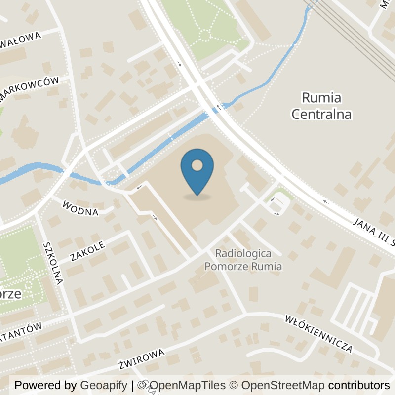 Map: location of Calypso Fitness i Siłownia Rumia in Rumia