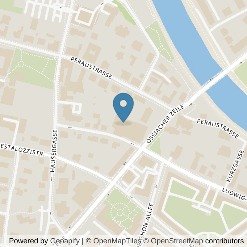Map: location of Carinthian Gym in Villach
