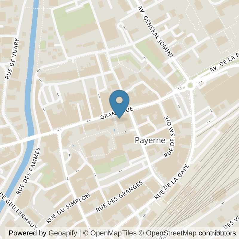 Map: location of Cédric Abeck in Payerne