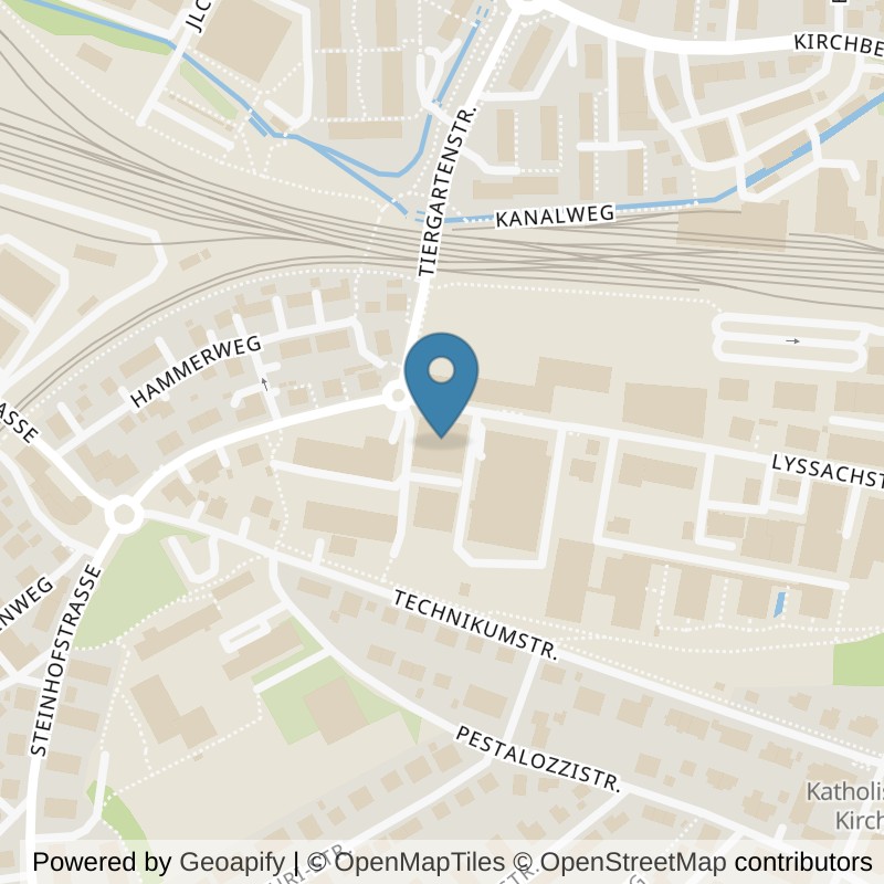 Map: location of Central Gym Burgdorf in Burgdorf